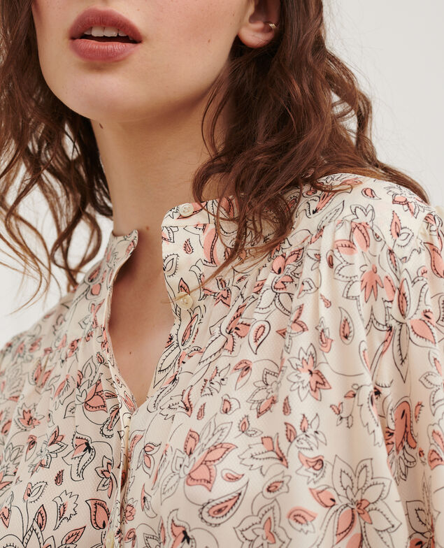 Gemusterte Bluse 8895 10 pink print