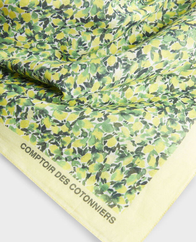 Tuch aus Baumwolle 116 print yellow