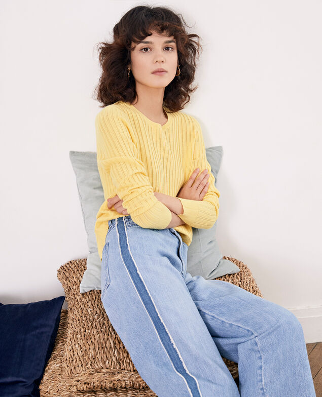 Kurzer Pullover Lemon