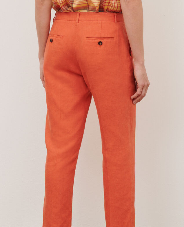 MARGUERITE - Zigarettenhose 0250 tiger lily orange