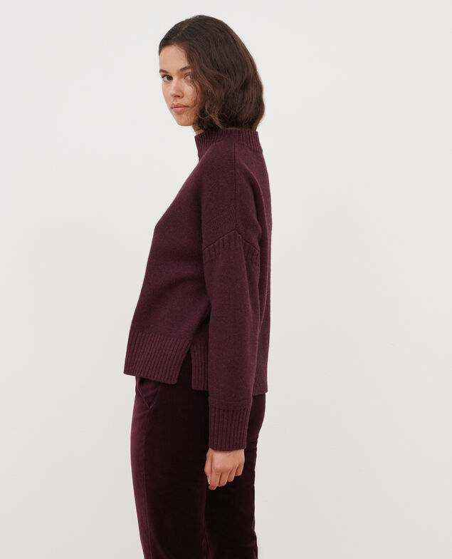 Pullover mit Rundhalsausschnitt aus Merinowolle