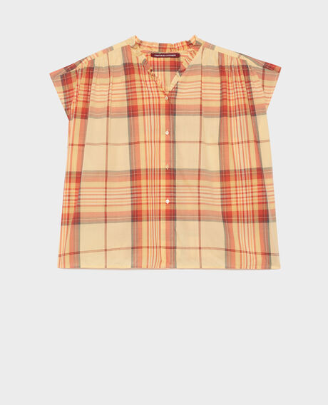 Baumwollbluse 0241 orange 3sbl346c21
