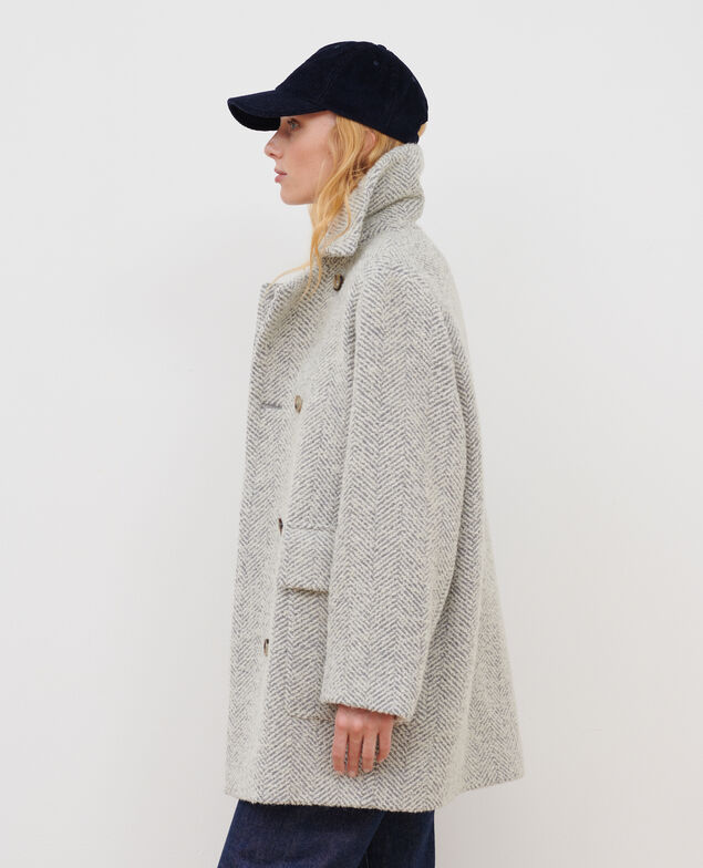 Mantel aus Mischwolle