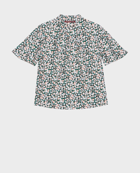 Gemusterte Bluse 7300d 119 print blue 2sbl912v09