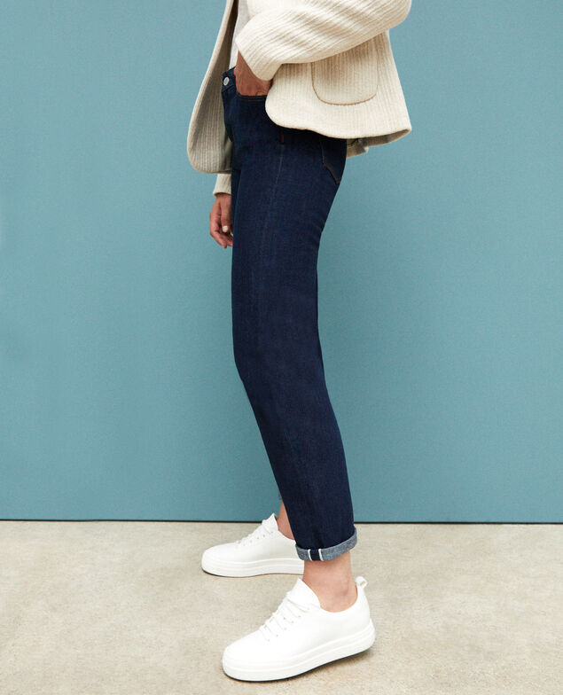 Real Straight-Jeans Blau