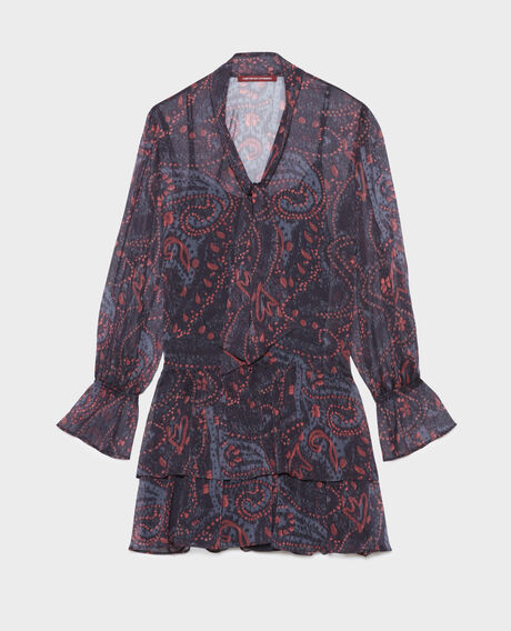 Kurzes fließendes Kleid