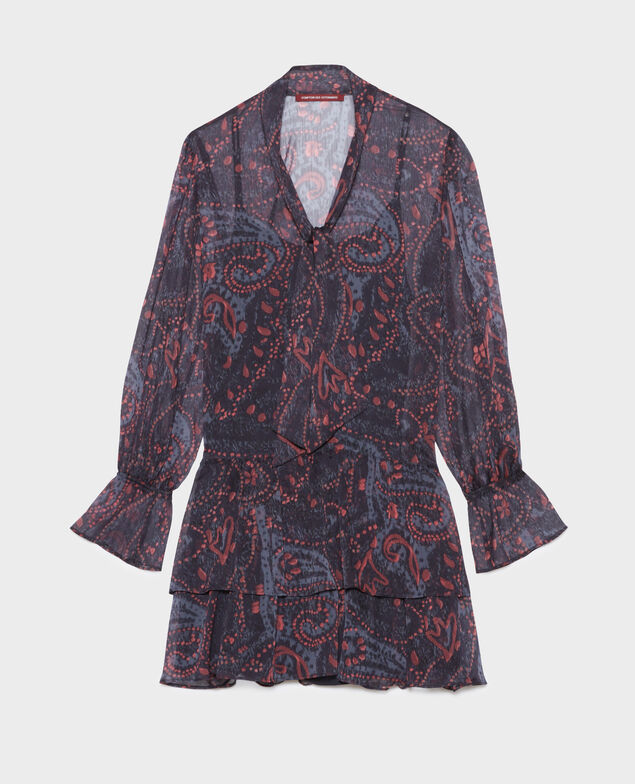 Kurzes fließendes Kleid