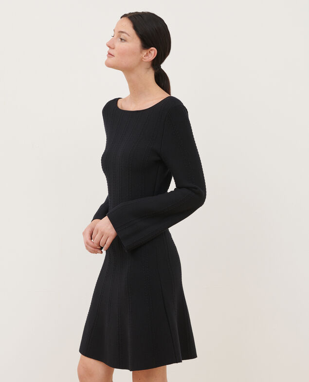 Kurzes Kleid aus Merinowolle