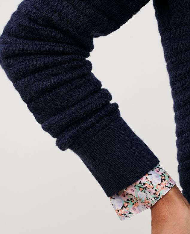 Pullover mit Ajourmuster aus Merinowolle 4277 night_sky