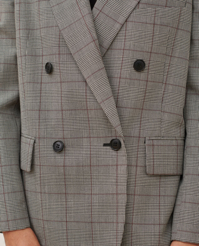 Weite Jacke aus Wolle