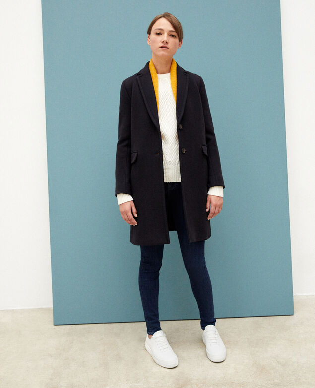 Zeitloser Mantel Dark navy