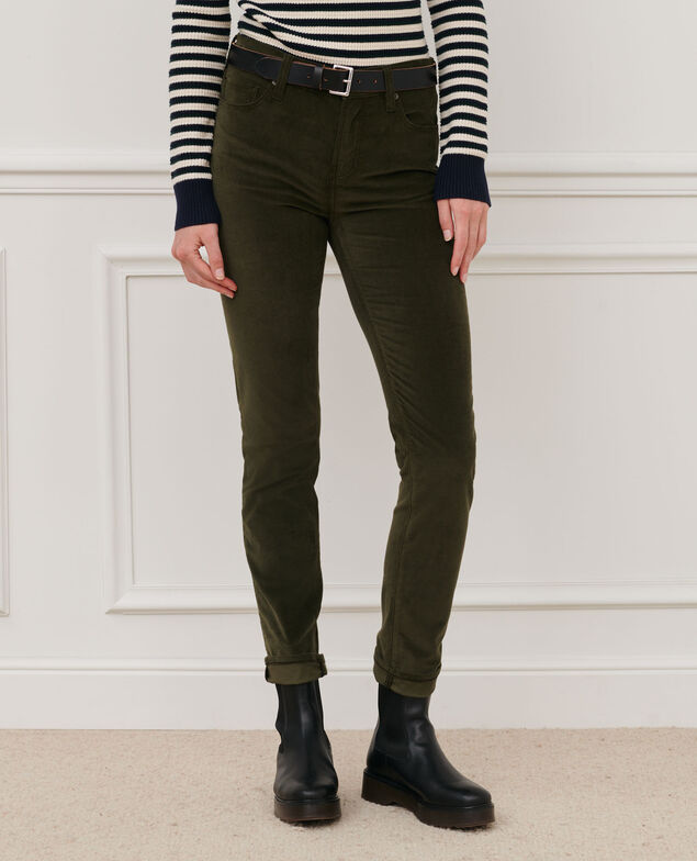 LILI - SLIM - 5-Pocket-Jeans 6002c dark olive Pavelt