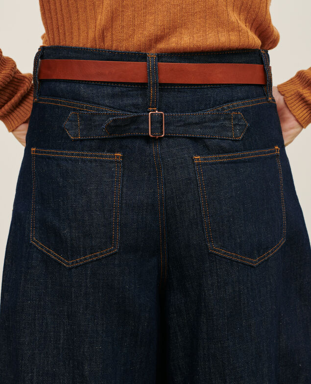 PEGGY - Karottenhose aus Denim-Canvas