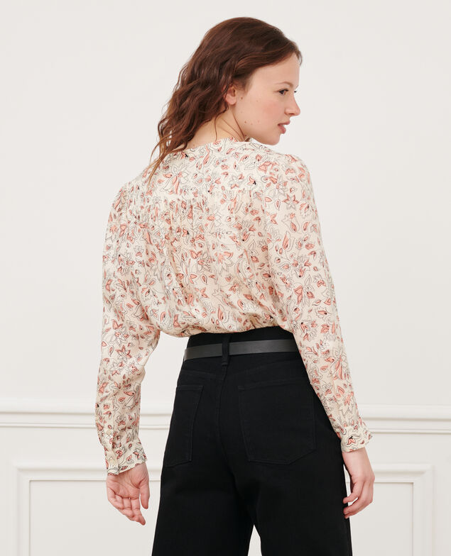 Gemusterte Bluse 8895 10 pink print