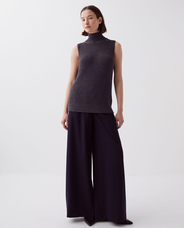 Ärmelloser Pullover I070 magnet gray