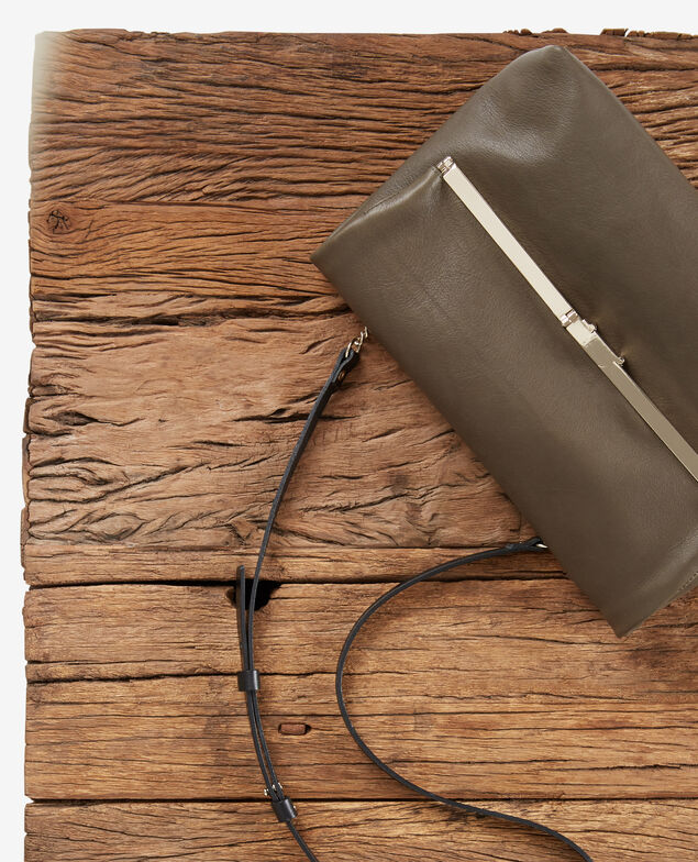 Ledertasche  Kaki