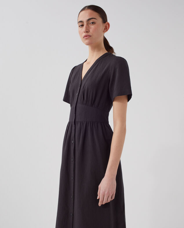 Midi-Kleid U090 black