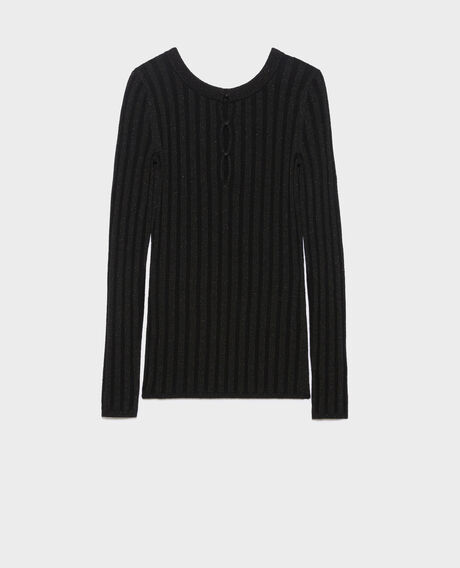 Pullover aus Mischwolle mit Rundhalsausschnitt