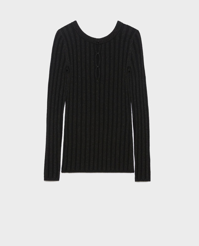 Pullover aus Mischwolle mit Rundhalsausschnitt