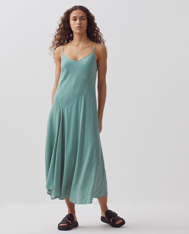 Kleid mit Spaghetti-Trägern