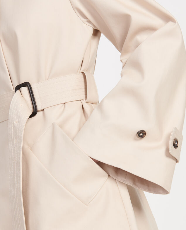 Trenchcoat aus Baumwolle  Smoke gray