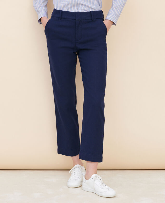 MARGUERITE - Zigarettenhose Maritime blue