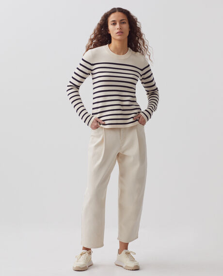 MADDY - Pullover aus Merinowolle im Marinelook