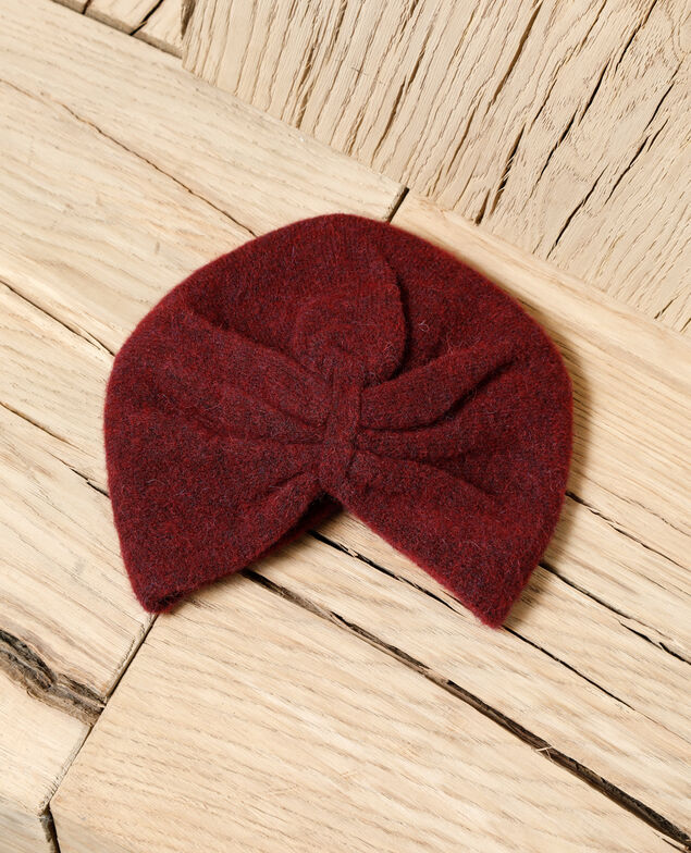 Mütze im Stil eines Turbans Braun