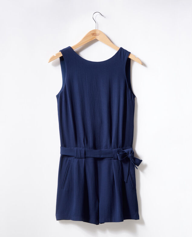 Jumpsuit mit Rückendekolleté Marine