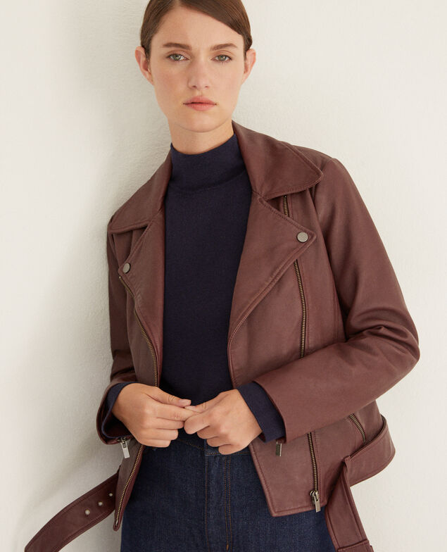 Zeitlose Lederjacke  Decadente chocolate