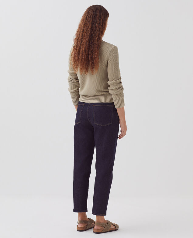 Pullover mit Rundhalsausschnitt aus Baumwolle H520 terre