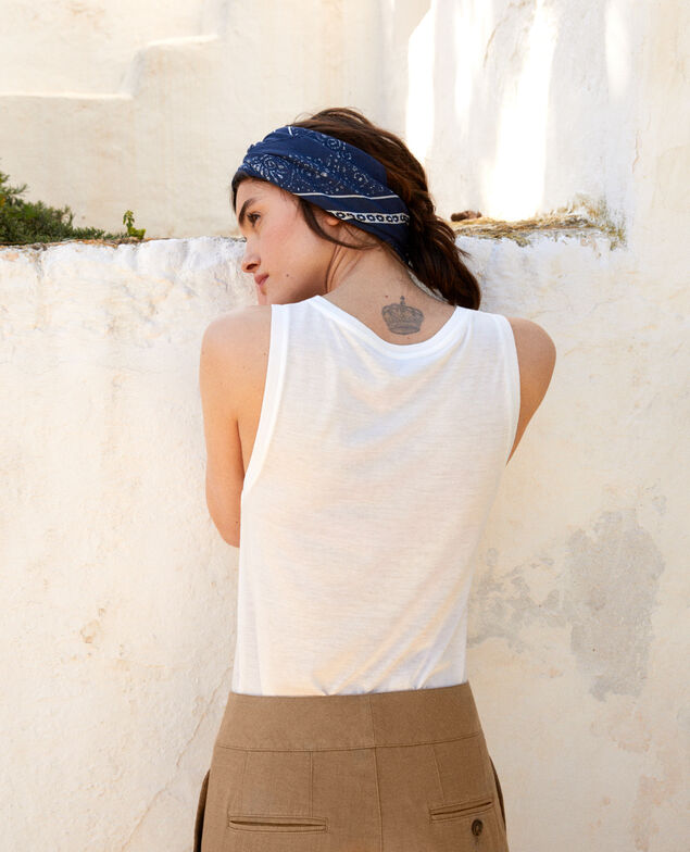  Top mit weichem Griff Off white