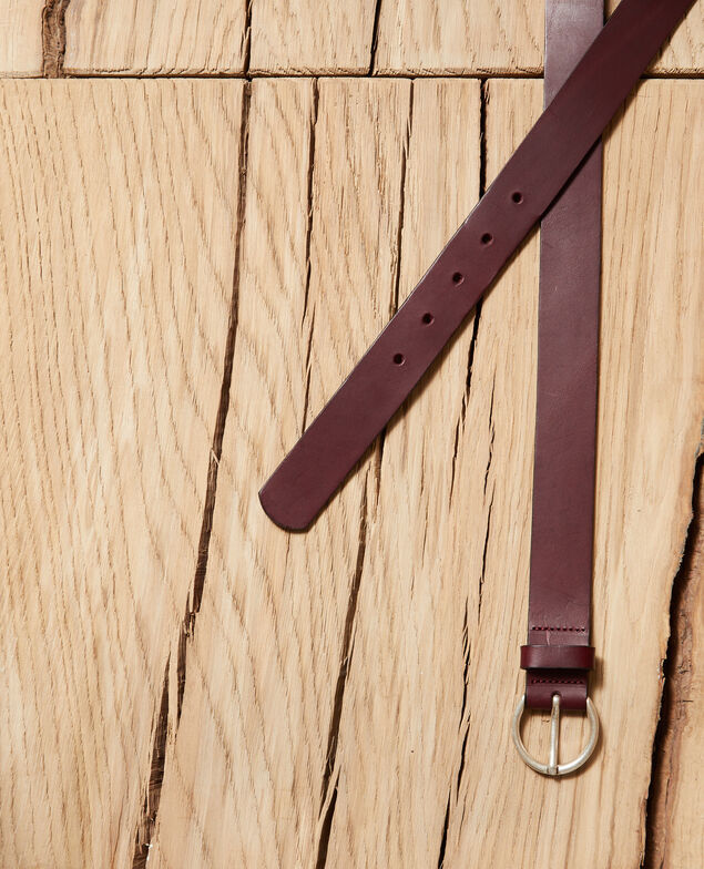 Glattledergürtel, großes Modell Decadente chocolate
