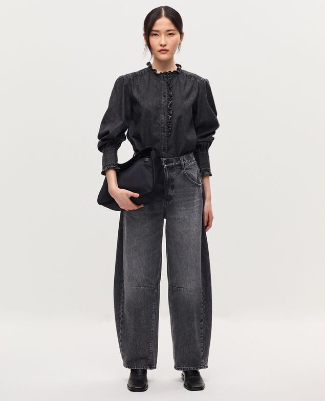 Barrel Jeans - CHARLIE K081 dark gray