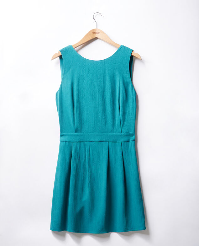 Kleid mit Rückendekolleté Pacific green