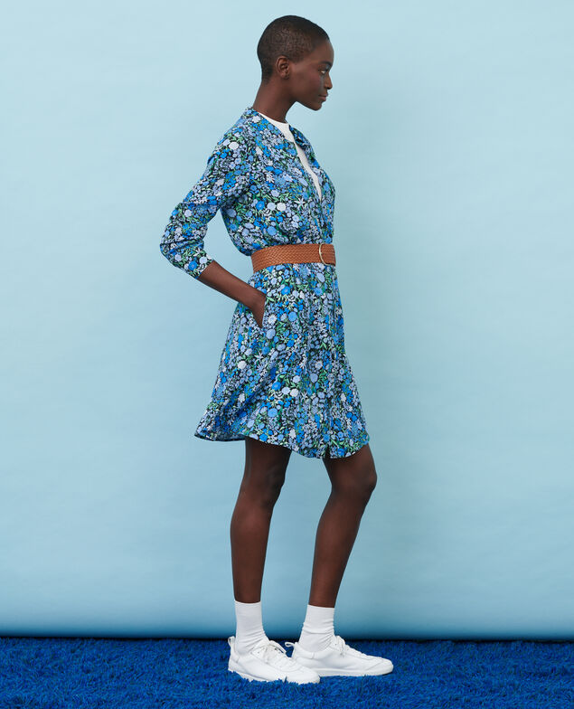 Hemdkleid 98 print blue
