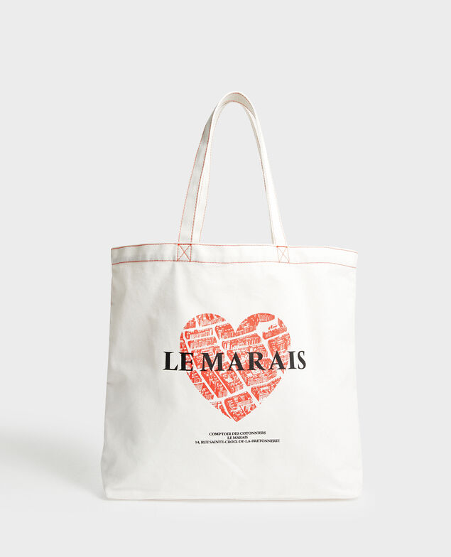 Tasche aus gemustertem Segeltuch Valiant poppy