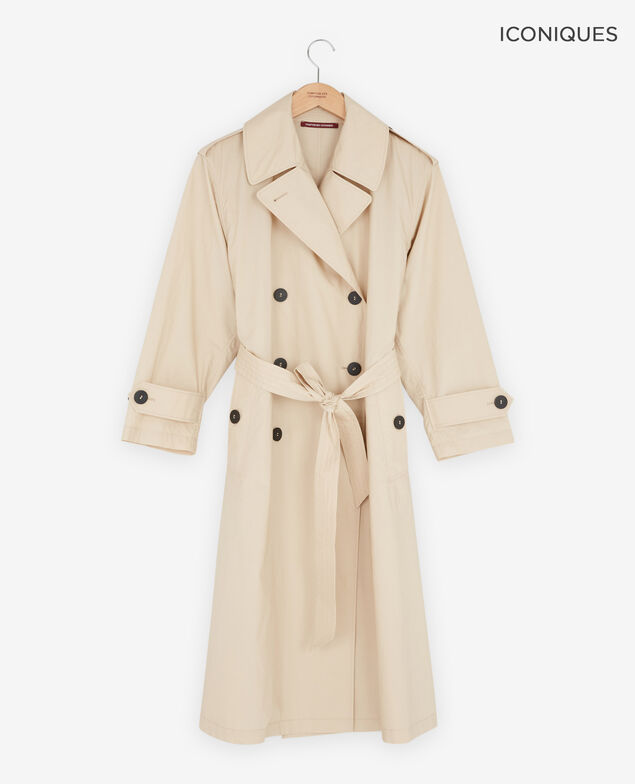 Loose fitTrenchcoat Tan