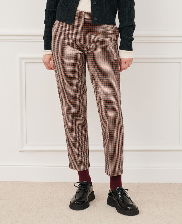 MARGUERITE - Zigarettenhose 6042 check