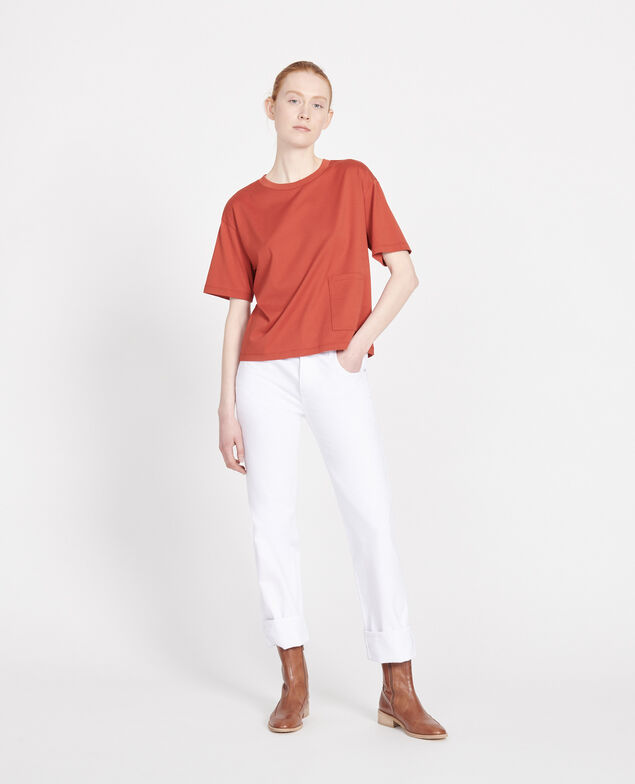 Boxy T-Shirt aus merzerisierter Baumwolle Ketchup