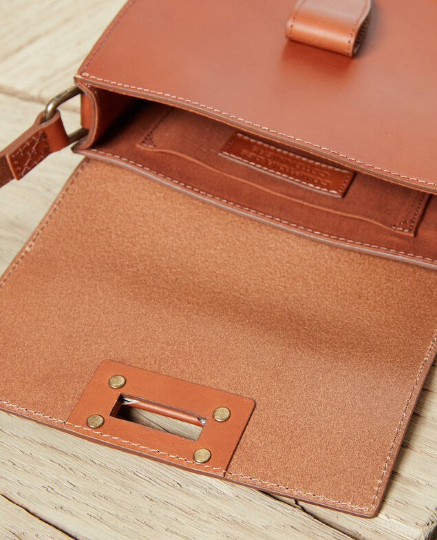 Kleine Demi-Lune-Tasche Camel
