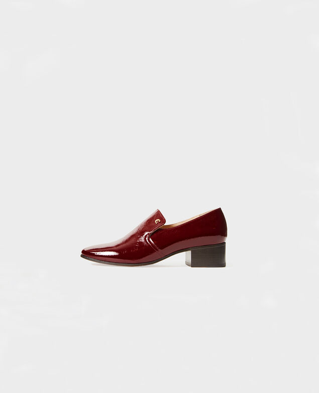 Mokassins aus Leder Royale red