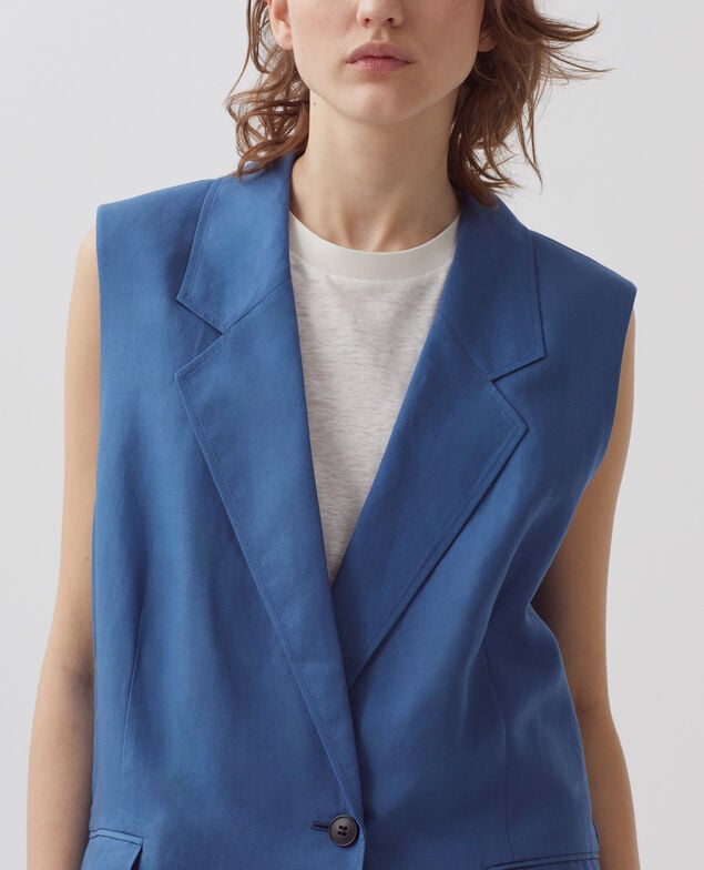 Blazer ohne Ärmel H640 moonlight blue