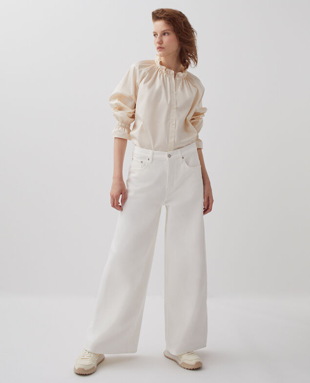 JEANETTE - Wide Jeans H003 white