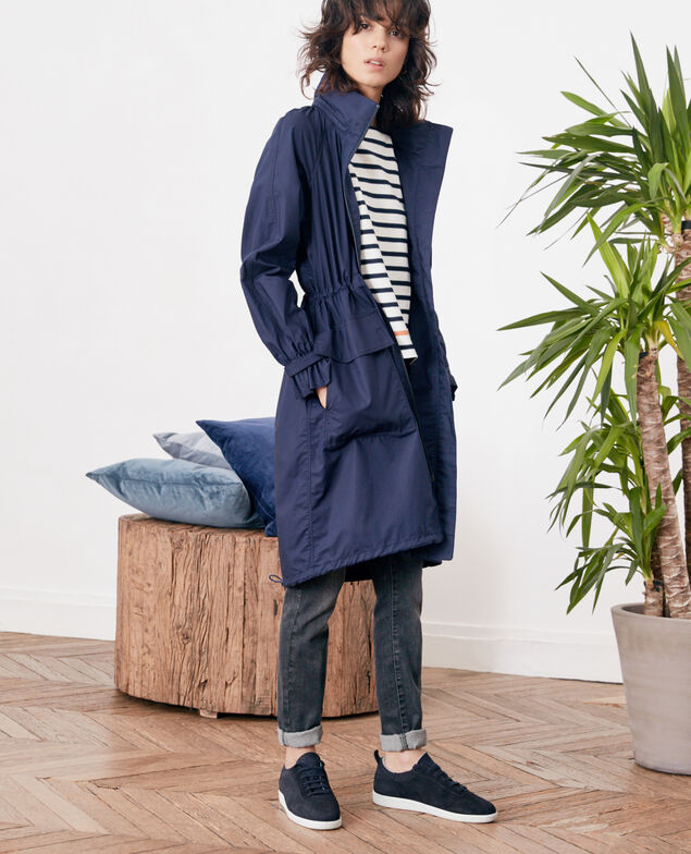 Leichter Parka Marine
