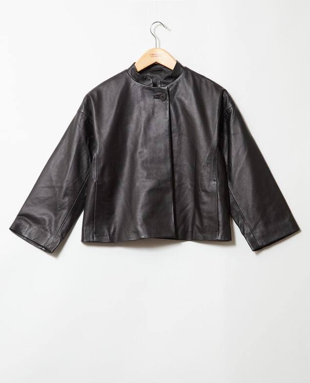 Lederjacke Noir
