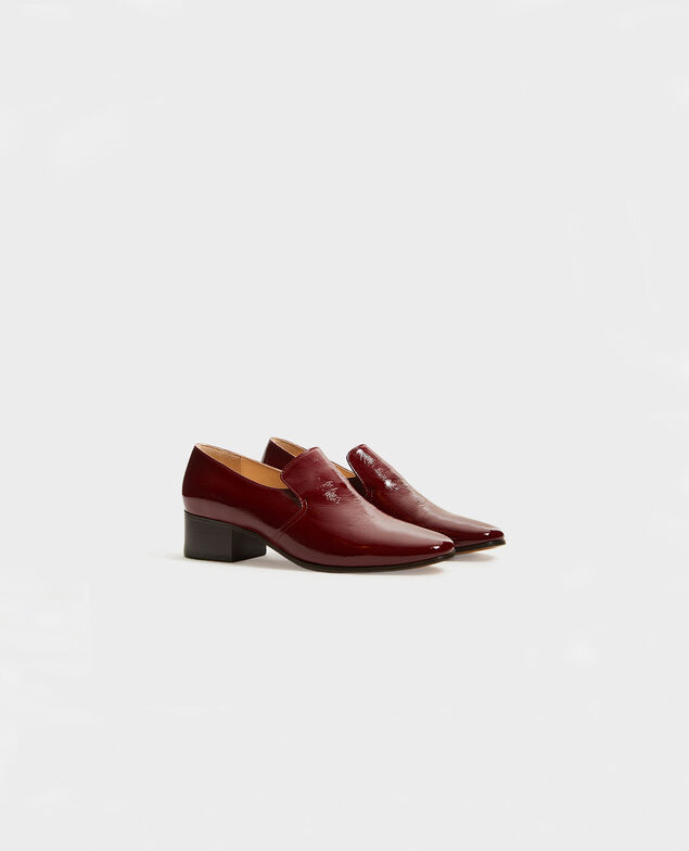 Mokassins aus Leder Royale red