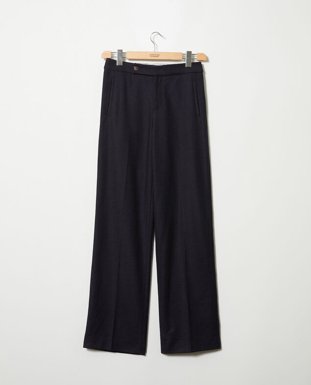 tailoring-Hose mit Wolle Dark navy