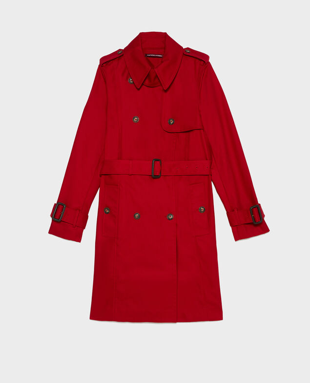 CATHERINE - Ikonischer Trenchcoat Royale red