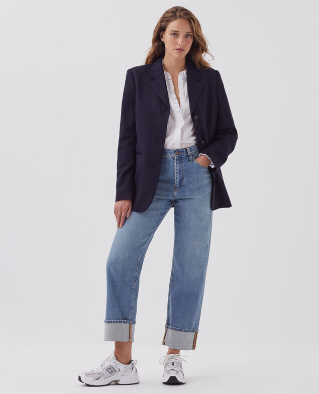 Blazer aus Wolle H695 night sky